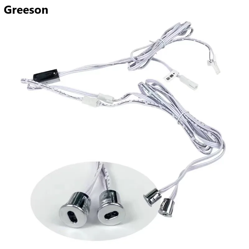 LED Light Controller 12V 24V 5A Infrared Obstacle Proximity Sensor Wardrobe Wine Cabinet Double Door Induction Switch