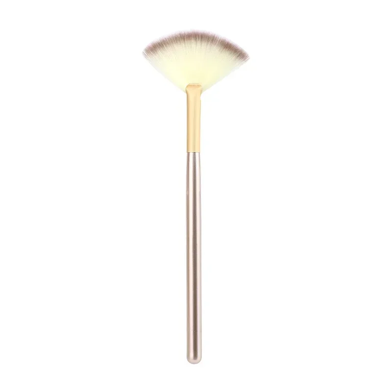 5pcs Fan Brushes Facial Brushes Soft Makeup Brush Cosmetic Applicator Tools Wooden Handle and Soft Fiber for Glycolic Peel Mask 3