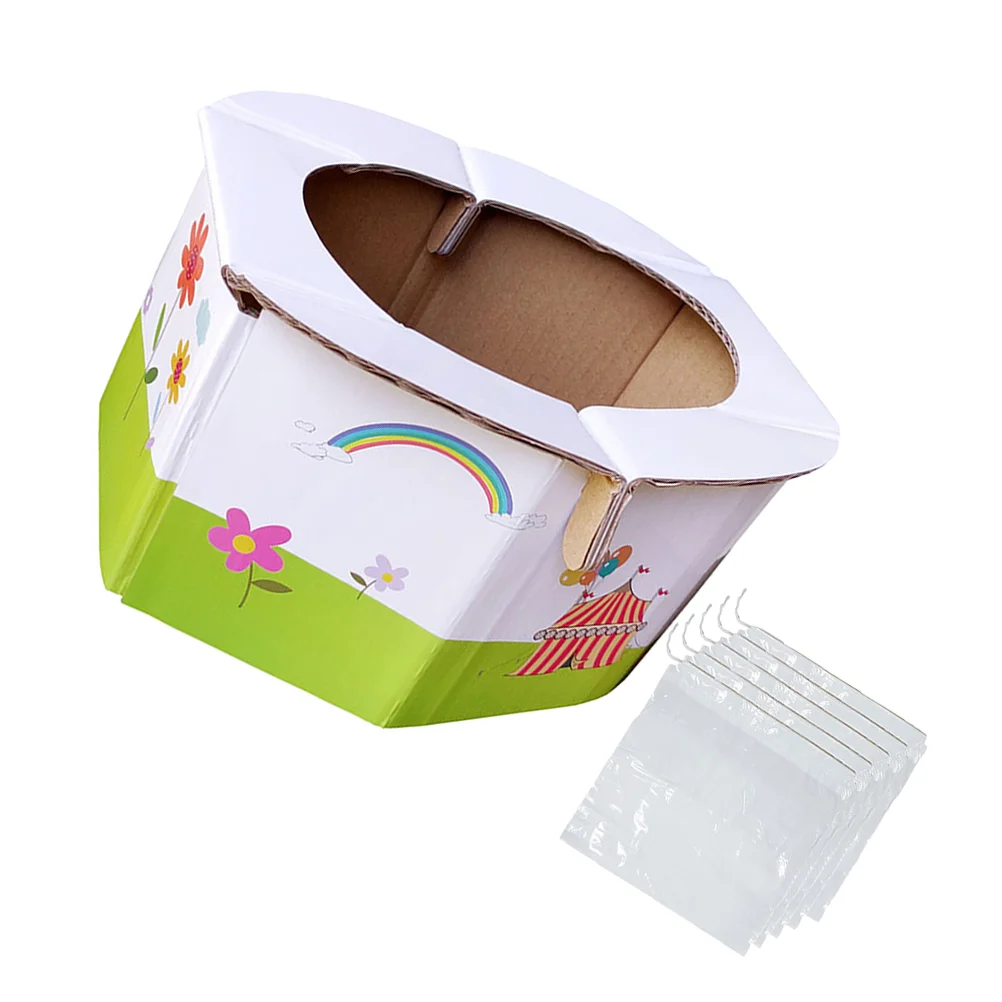 Portable Baby Paper Travel Toilet Folding Toilet for Baby Convenient and Compact Foldable Potty Seat for Car Travel 3