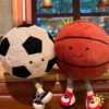 Doll with feet plush doll toys Card love plush pillow Basketball soccer fun shape plush doll cushion Home Plush Ornament 3