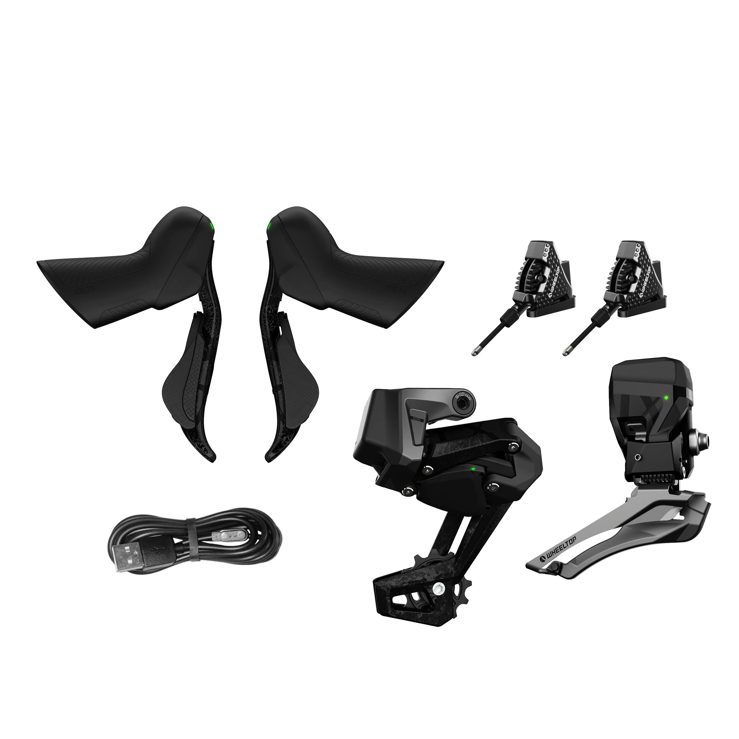 Bike derailleur bicycle shift lever WHEELTOP EDS-TX Wireless Carbon Electronic Shifter/Derailleur (Road Bike) Hydraullc Disc Brake Groupsets/Cable Brake Groupsets