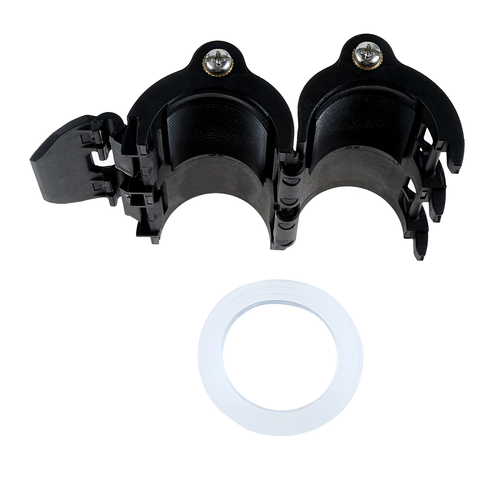 Faucet accessories 1set faucet fixing base black ABS basin buckle fixed foot nut to 32mm threaded pipe anti-loose kitchen bathroom plumbing fitting