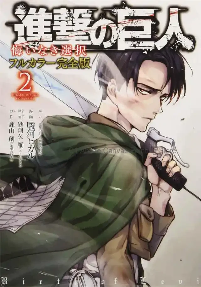 Anime Attack on Titan Final Season Aesthetic Canvas Art