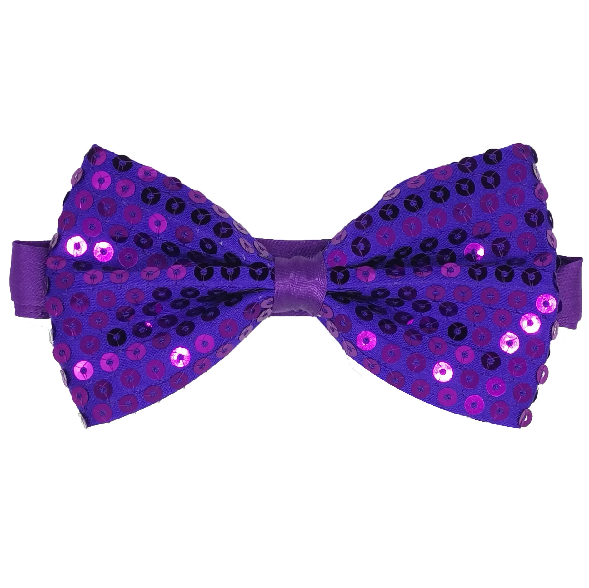Sequin Bead Bow Tie Solid Color Reflective Patch