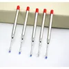 10pcs Universal Standard Style Black and Blue Ink 0.7MM Medium Nib Ball Point Pen Refills 4