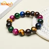 Mixed Color Tiger Eye acelet Charms Luxury Fine Jewelry Couple Personalized Beaded Bangle Bangles Yoga Meditation 6/8/10/12mm 3