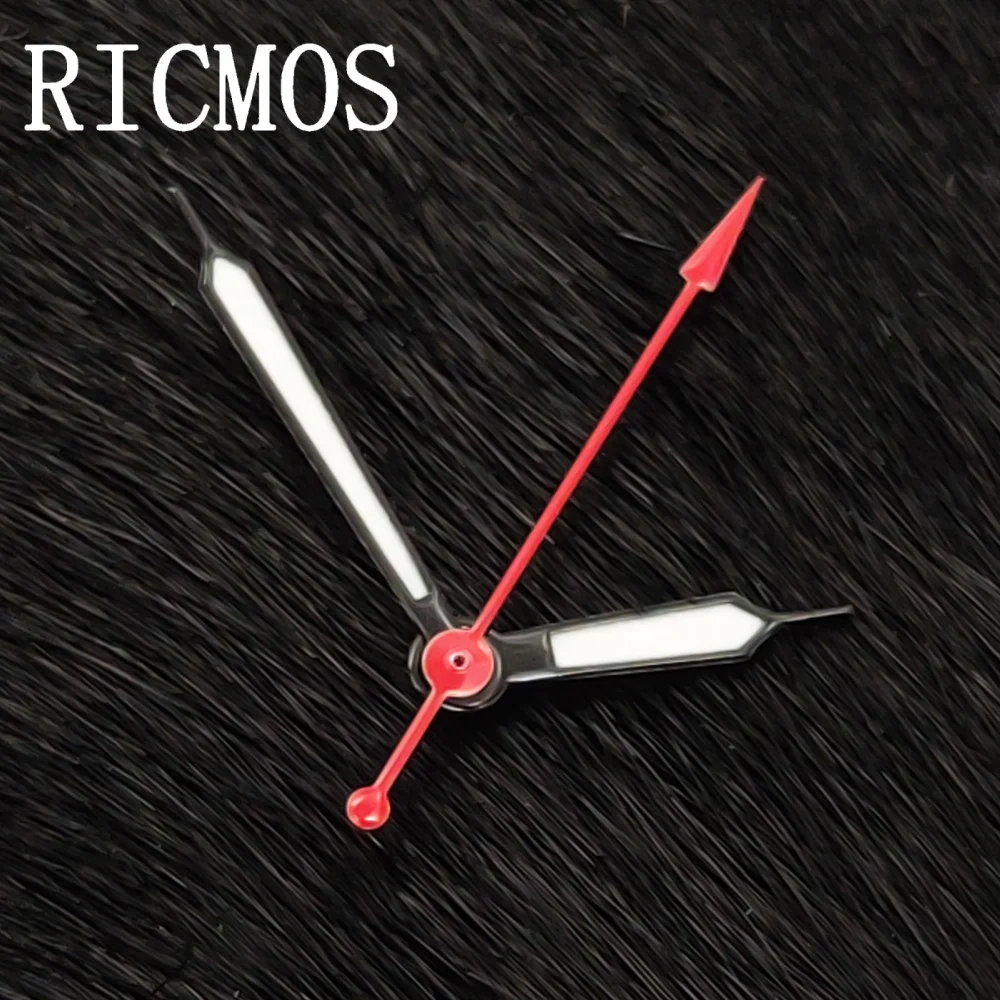 Green Luminous Silver Watch Hands Replacement Parts