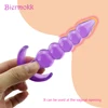 Soft Silicone Anal Dildo Butt Plug Prostate Massager Adult Gay Products Men's Homosexual Beads Erotic Sex Toys For Men Women 1