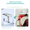 Multifunctional  4 in 1 Wireless Hair Dryer Electric Air Duster Blower Travel Portable USB Rechargeable Negative Ions Blow Dryer 4