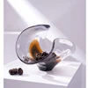 Italian Art Sea Wave Shaped Glass Fruit Plate Living Room Coffee Table Dining Room House Ornaments Storage Bowl Tray 1