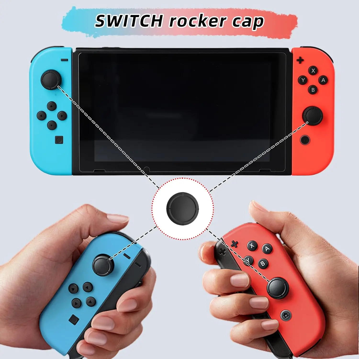 Thumb Grip Caps For Nintendo Switch Controller