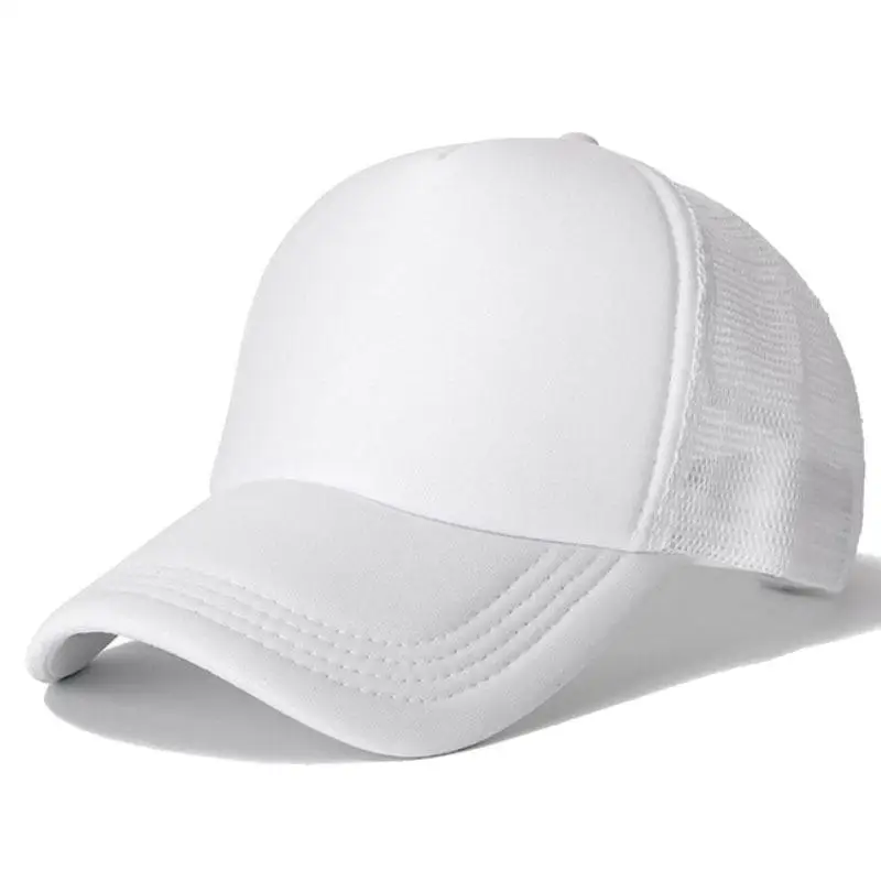 Unisex Black Mesh Snapback Baseball Cap - Soft, Breathable, Adjustable Trucker Hat