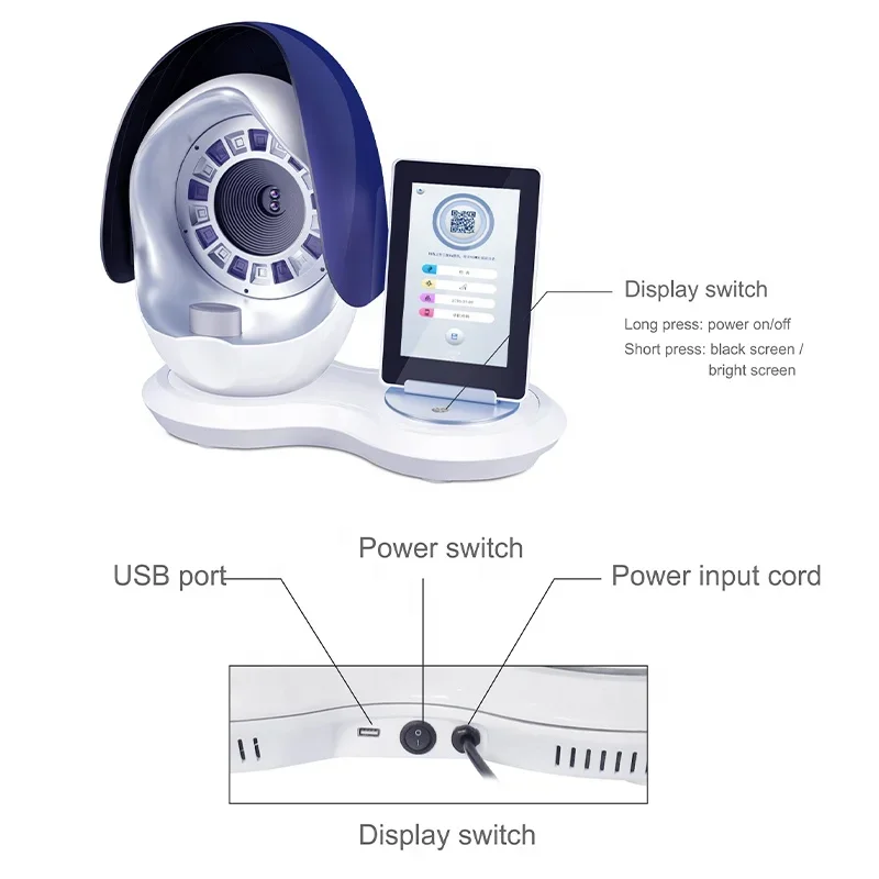 Facial Skin Analyzer 3d Magic Facial Scanner Skin Analysis Machine