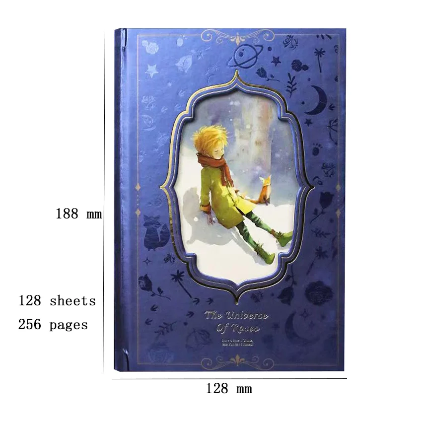 Charming Hardcover Notebook with Cute Illustrations - 128 Full-Color Pages, B6 Diary Notepad