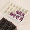 Socks Underwear Organizer Storage Box Washable Odorless Storage Box Drawer Organizer For Lingerie Bras Socks Leggings Organizers 5