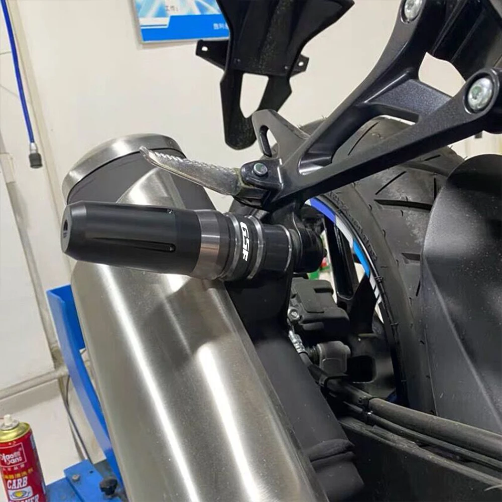 

Для Suzuki GSF 250 600 650 1200 S N Логотип мото аксессуары для мотоциклов с ЧПУ слайдеры рамы противоударный коврик защита от падения GSF