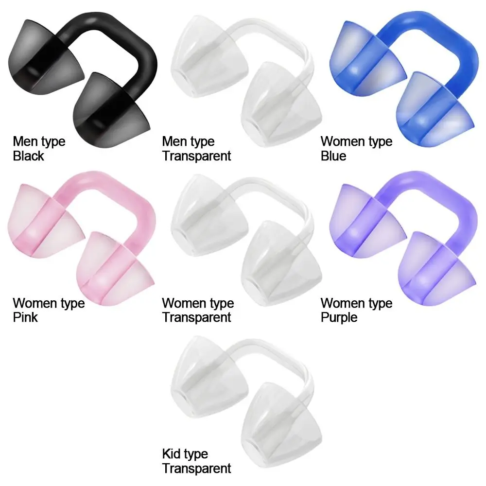 Soft Silicone Swimming Nose Clip Safety Gear Reusable Waterproof Nose Plug Prevent Choking Multicolor Swim Nose Protector 5