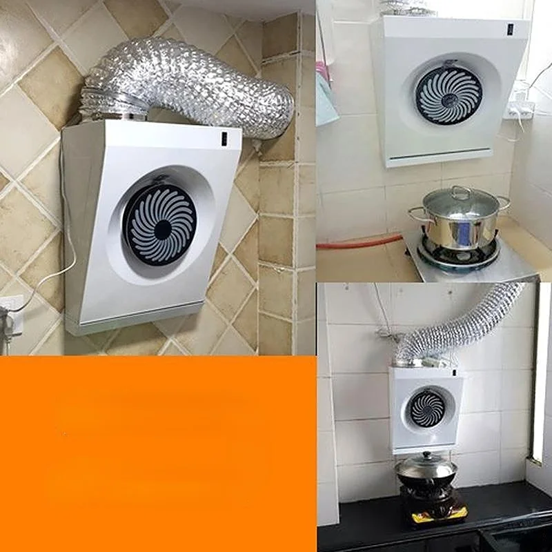 Mini hotte de cuisine à aspiration latérale, 100W, 50db, petit appareil à  fixer au mur pour l'entretien de la maison - AliExpress