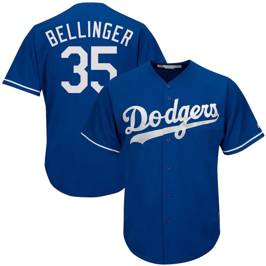 thumbnail image 1 of Camiseta de béisbol bordada de Los Angeles Dodgers para hombre, versión Elite, chaleco de verano para correr para fanáticos, ropa deportiva, 1 of 5