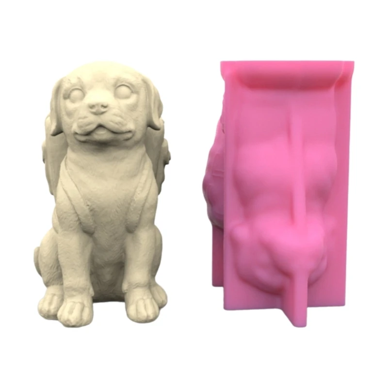 

Прочная 3D силиконовая форма, силиконовая форма для литья, милая форма собаки, силиконовые формы для рукоделия для изготовления