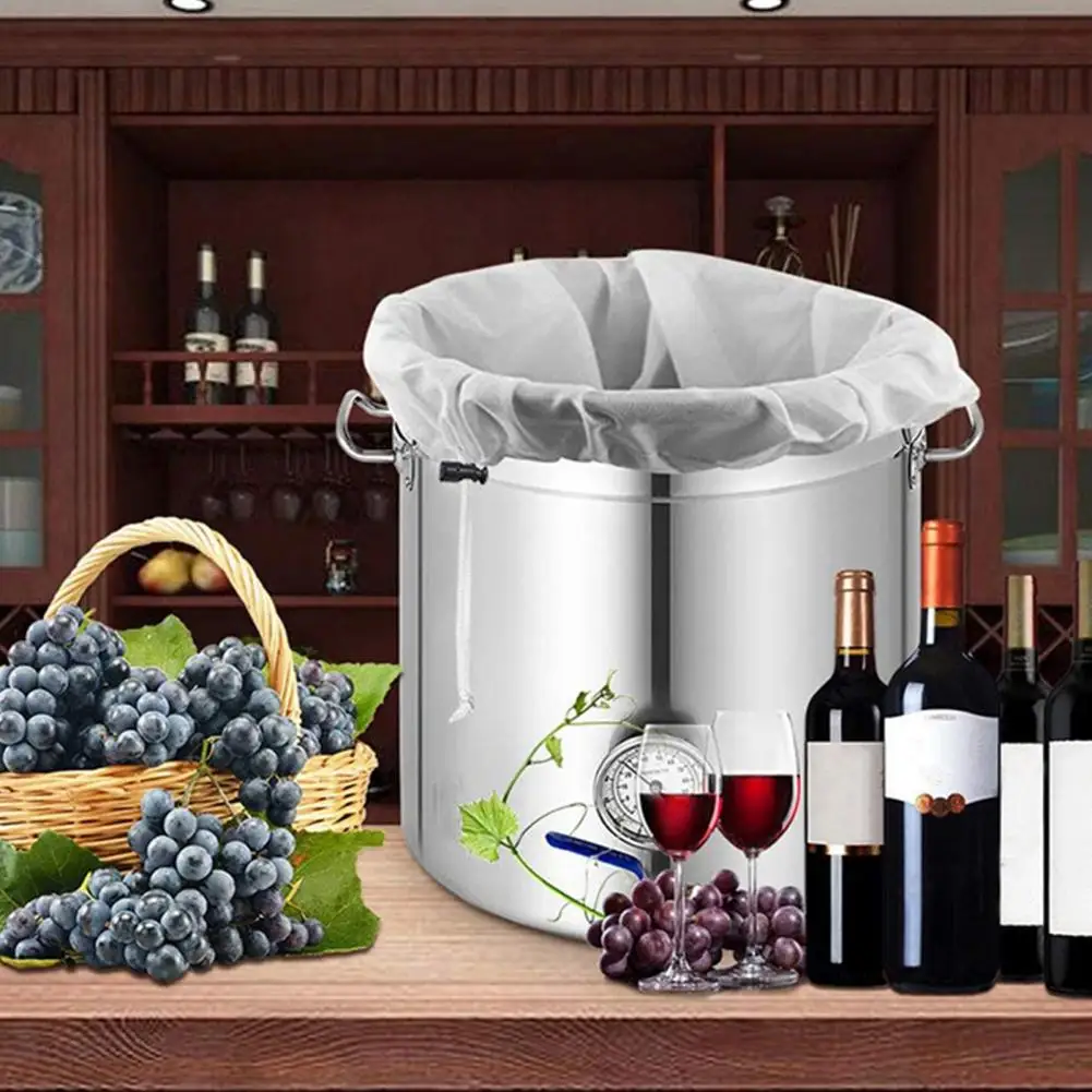 Description Picture 3 of itemBeer Homebrew Filter Bag 250 Micron Fine Mesh Strainer Bag Reusable Brewing Bags Home Brewing Hops Grains Fruit Wine Beer Making