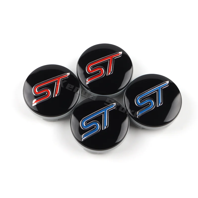 Wheel Center Caps 4PCS For Ford Focus Mondeo Mustang Fiesta Kuga MK2 Everest Escape