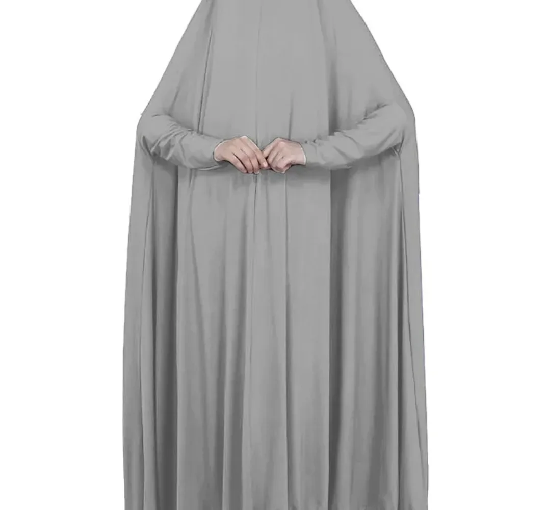 여성히잡 모달 저지 버튼 착용 준비 인스턴트 히잡 캡, 여성 탄성 이슬람 풀 커버 이슬람 보닛 머리띠 랩 조절 가능 Mujer 9 아바야 두바이 여성 무슬림 히잡 긴 로브 카프탄 마로카인 라마단 후드 드레스, 키마르 이드 기도복, 터키 이슬람 의류