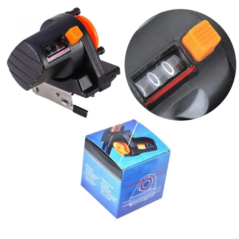 F68F 0-999M Counter Meter Recorder High Accuracy Fishing Depth Display Digital Reel Meter ABS Counter Gauge Line Count Tool