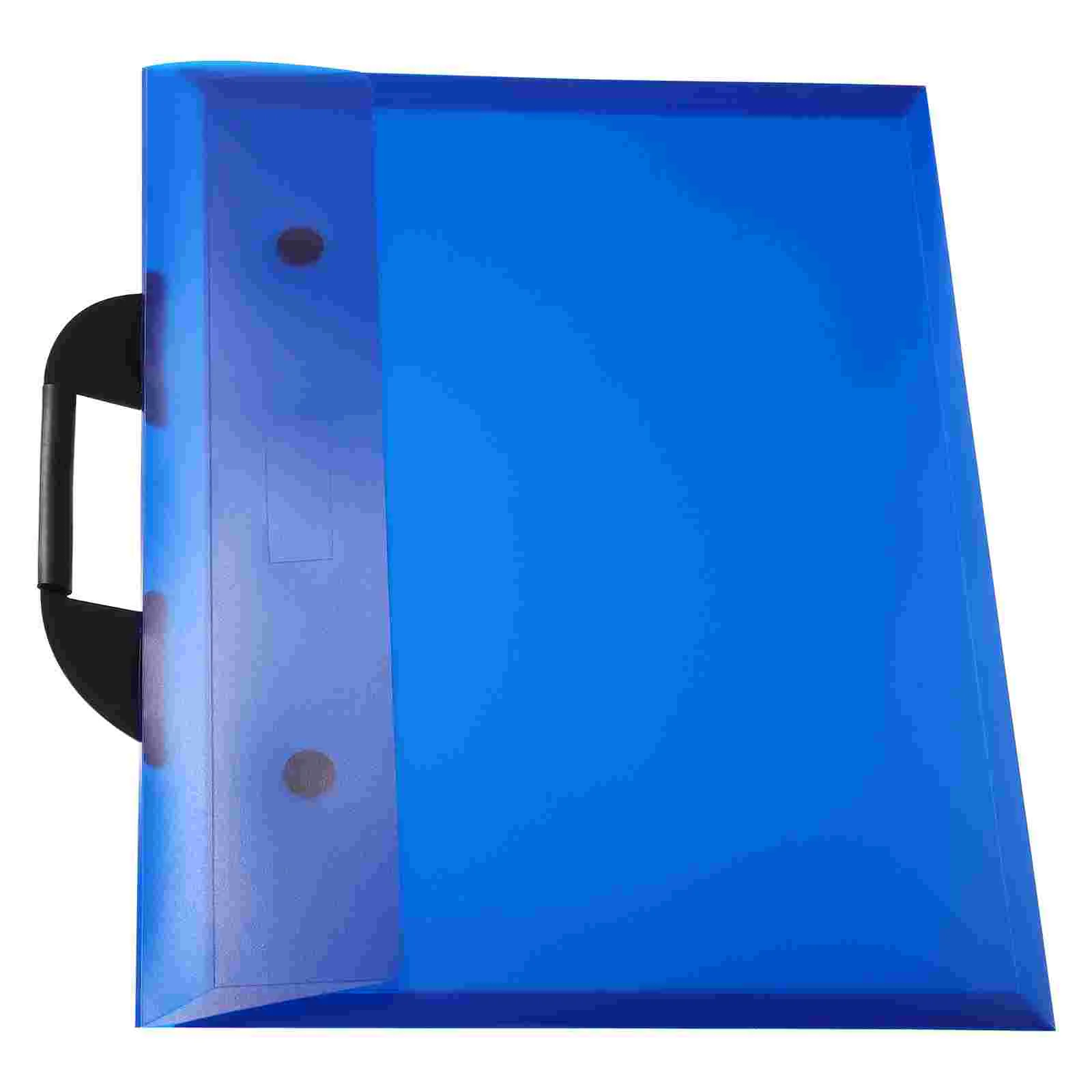 A3 Album Clip Portable Artwork Multifunction Drawing Portfolio Plastic Book Tote Bag Insert