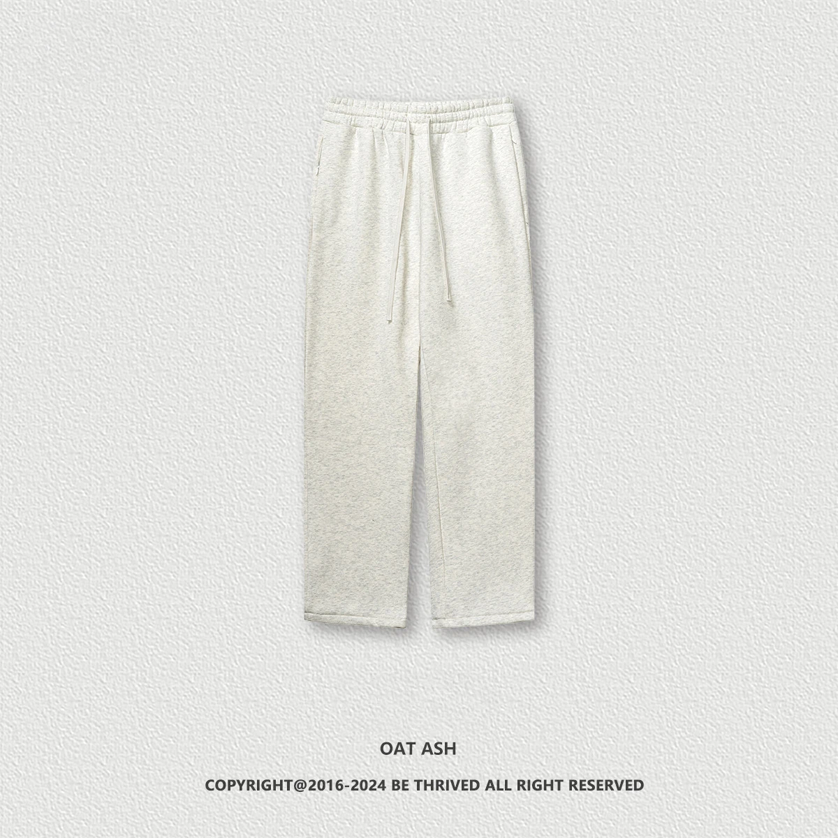 Custom LOGO2024 Autumn Winter 345G Heavy Loose Casual Fleece Thickened Sweater Sweatpants Men's Two-piece Set Zipper Pocket 6