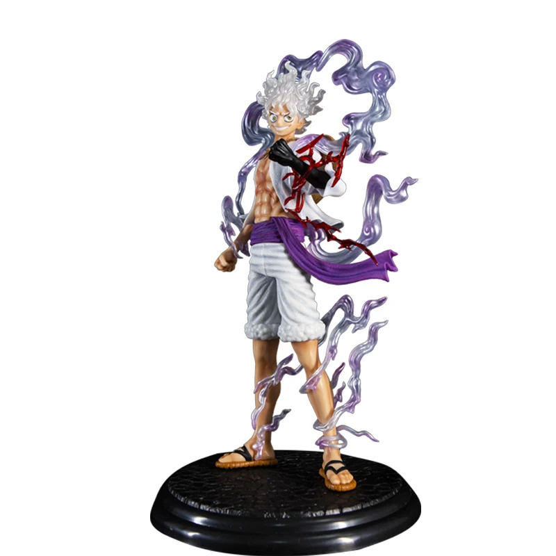 thumbnail image 1 of Figura de anime One Piece Luffy Gear 5 Sun God Nika 17 cm, figura de acción de PVC, estatua, modelo coleccionable, muñeca, juguetes para niños, regalo, 1 of 5