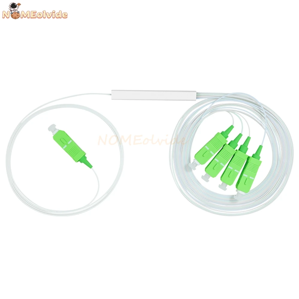 

1x2 1x4 1x8 1x16 PLC SC / APC SM 0,9 мм g657a1 ПВХ 1 м распределитель оптического волокна FTTH Волоконно-оптический распределитель высокое качество