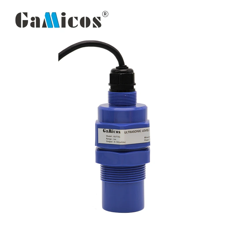 

GUT741 4-20ma G1/2 0~5m water liquid tank ultrasonic level transmitter price
