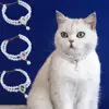 Pet Accessories Double Layer Pearl Pet Necklace Sweet Flower Pendant Cat Neck Chain Adjustable Pet Pearl Collar For Cats Puppy 1