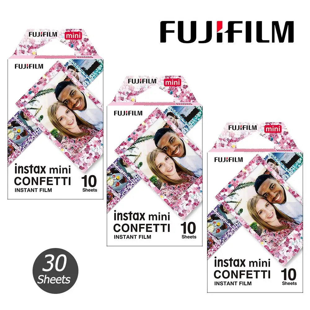 Fujifilm Instax Mini Film Instax Mini 12 8 9 Pellicola Di Design Coriandoli Per Fuji Mini 11 8 9 7S 25 26 70 90 Fotocamera Istantanea Sp-1 Sp-2