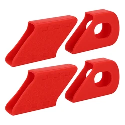 Silicone Bike Crank Arm Boot Cover Accessory (Red)