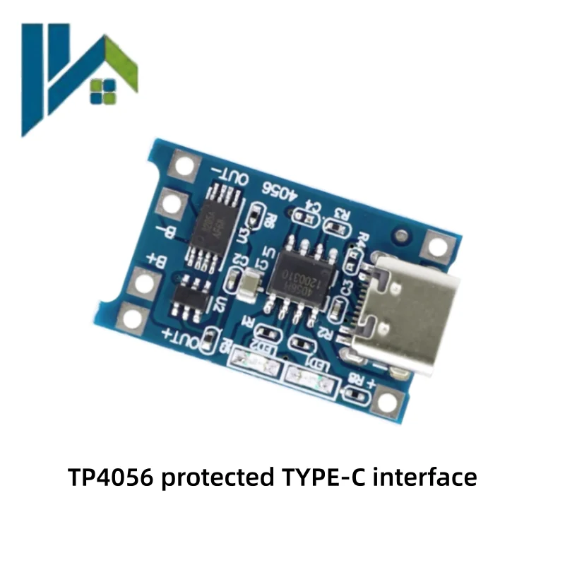 TP4056 18650 lithium battery 3.7v 3.6V 4.2V charging board 1A overshoot and over-discharge protection lithium battery charger lithium battery board battery protection module battery charger module battery protection board