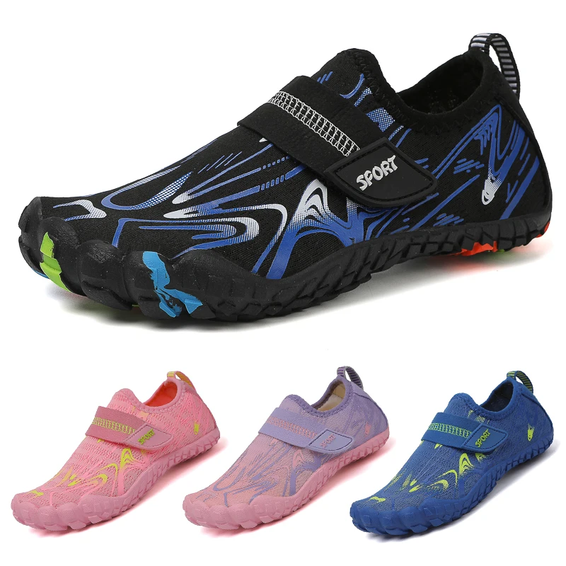 Children Boys And Girls Beach Quick Diving Shoes Qianjiang Swimming Shoes Indoor Fitness Floor Shoes Bathroom Shoes 29-38#