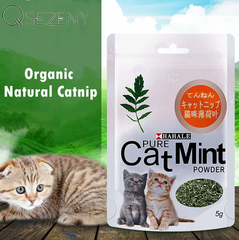 

100% Natural Catnip Cat Toys Menthol Flavor Clean Teeth Healthy Care Funny Cat Catmint Toys Organic Premium Catnip Cattle Grass