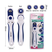

Patchwork Roller Wheel Knife Cloth Cutting Knife Leather Paper Fabric Craft Fabrics Rotary Cutter DIY Sewing Accessories