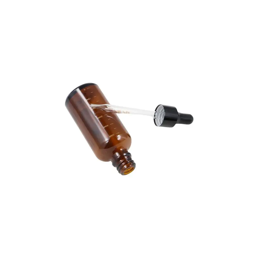 Cosmetic Containers Amber Glass Bottle Dropper Bottle with Scale Essential Oil Bottle  Bottle Liquid Pipette Bottle