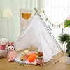 1.35M Kid Tent Indoor Play House Wigwam for Children Portable Child Tipi Tents Teepee Toddler Ball Pit Girl Castle Play Room 1