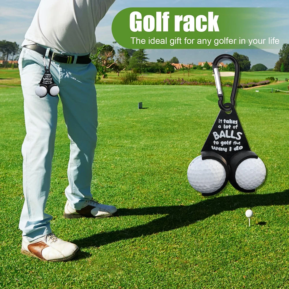 Clipes Znet3D Para Bolas De Golfe - Pacote Com 2 Unidades Para Cinto Ou Bolsa