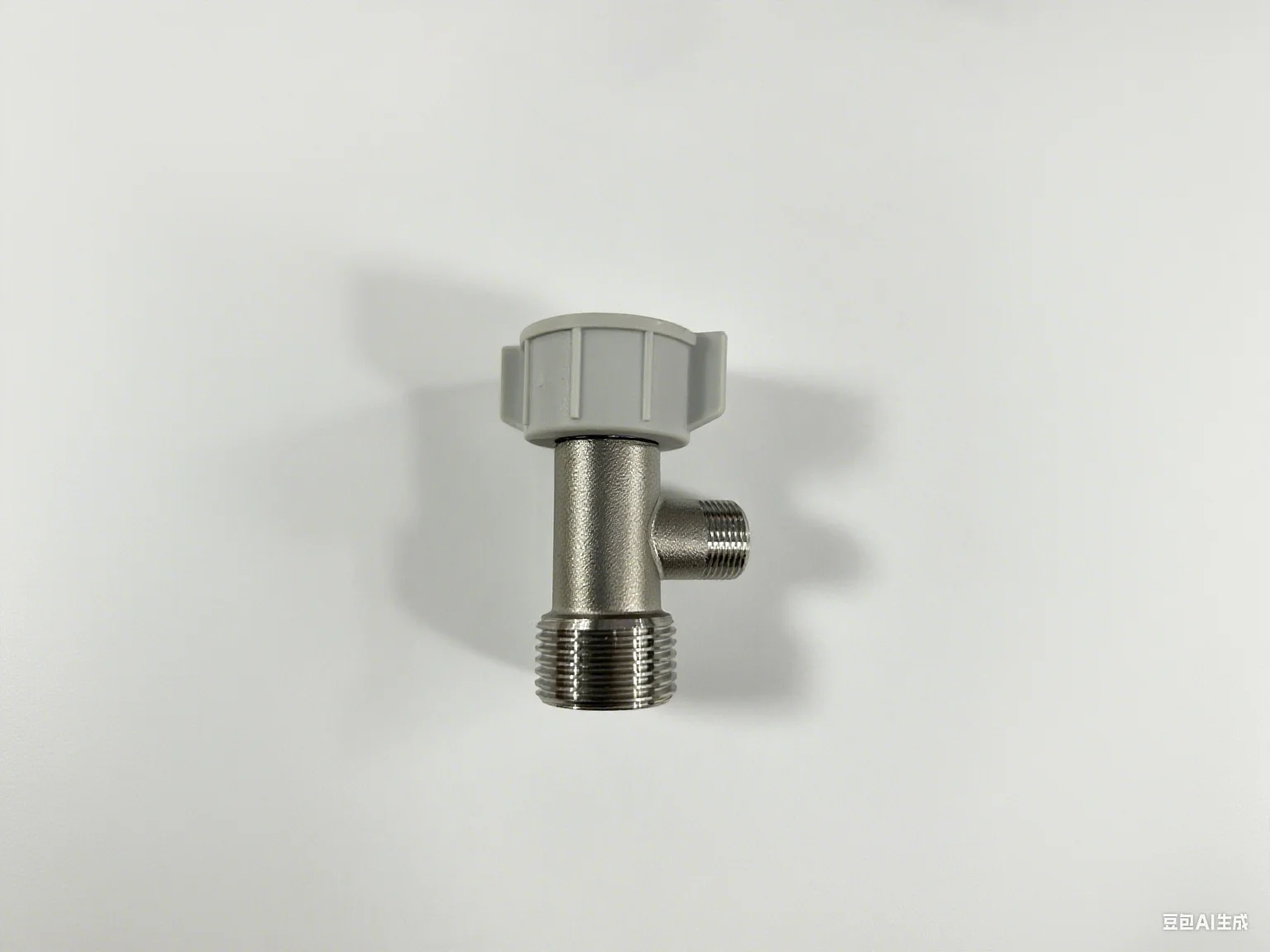 Brass T-Valve Adapter Connector for Bidet Attachment and Bathroom Plumbing Accessories