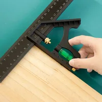 Multifunctional Combination Movable Ruler Protractor