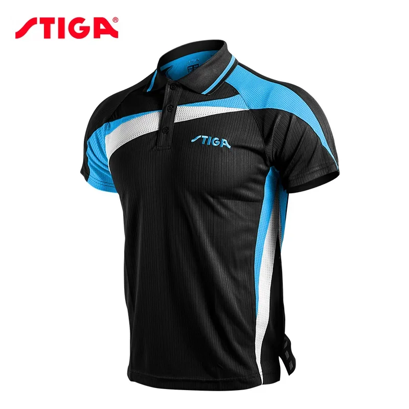 Sport T Shirt Badminton Table Tennis Clothes Set Stiga Men Short Sleeved Shirt