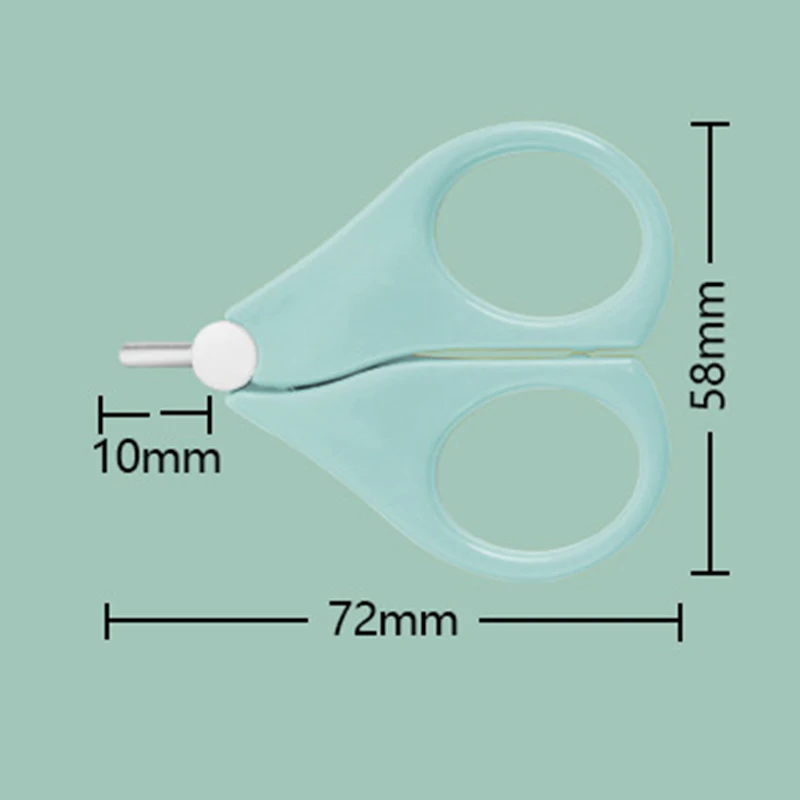 Safety Mini Nail Clippers Scissors Cutter Convenient Daily Baby Nail Shell Shear Manicure Tool Baby Nail Care for Newborn Baby