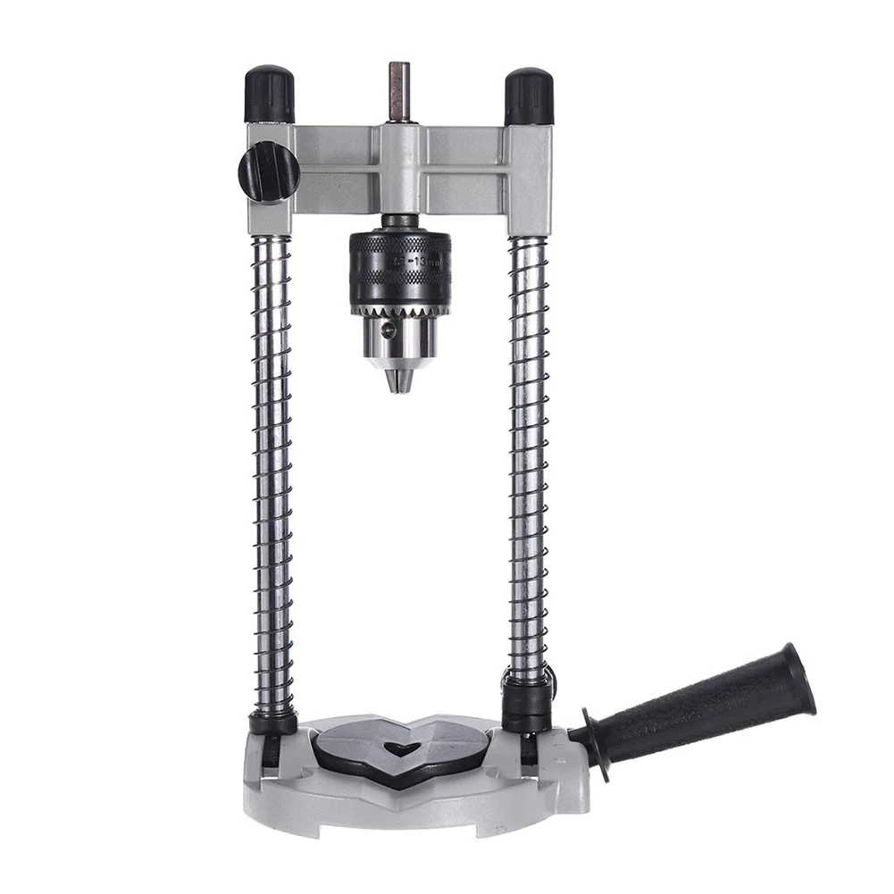 

Precision Drill Holder Pipe Drill Holder Stand Drilling Guide With Adjustable Angle And Removeable Handle For Electric Drills