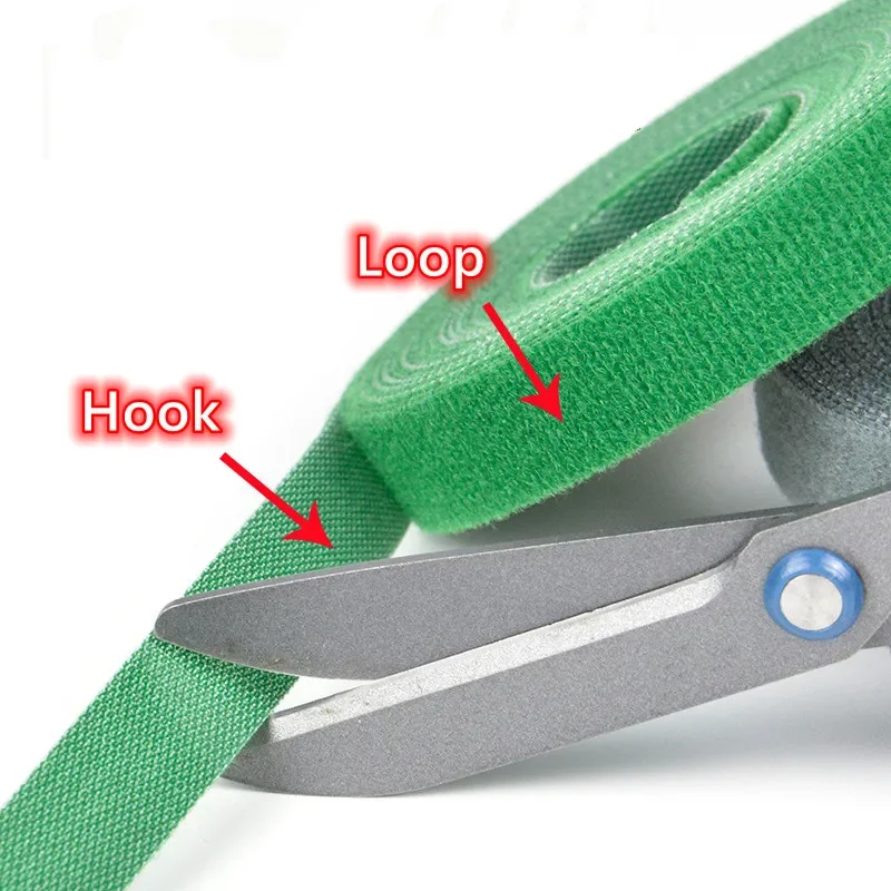 Cable Organizer Self Adhesive Fastener Tape Hook Loops Nylon Free Cut Ties Magic Tape Wire Organizer Earphone Cord Cable Ties