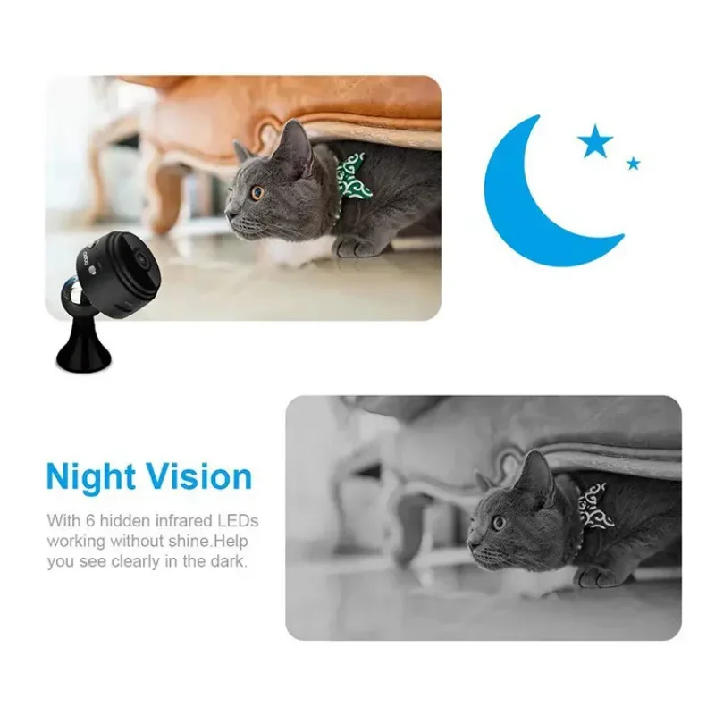 Mini Camera 1080P Remote Monitor With Motion Night Version Voice Video Security Wireless Camcorders Surveillance Cameras